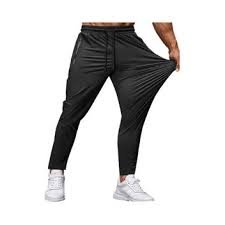 Mens Sweatpants with Zipper Pockets Lightweight Athletic Joggers for Workout Running Gym Track Casual Wear